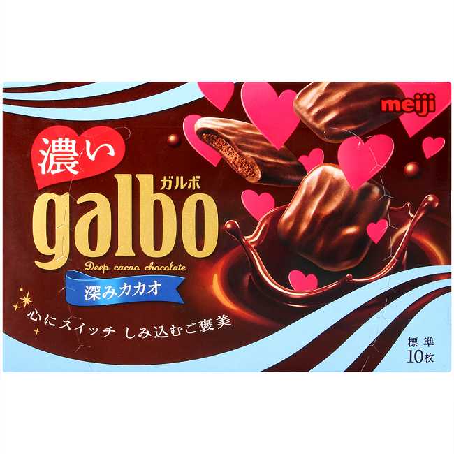 明治 galbo深度可可巧克力風味餅(60g)