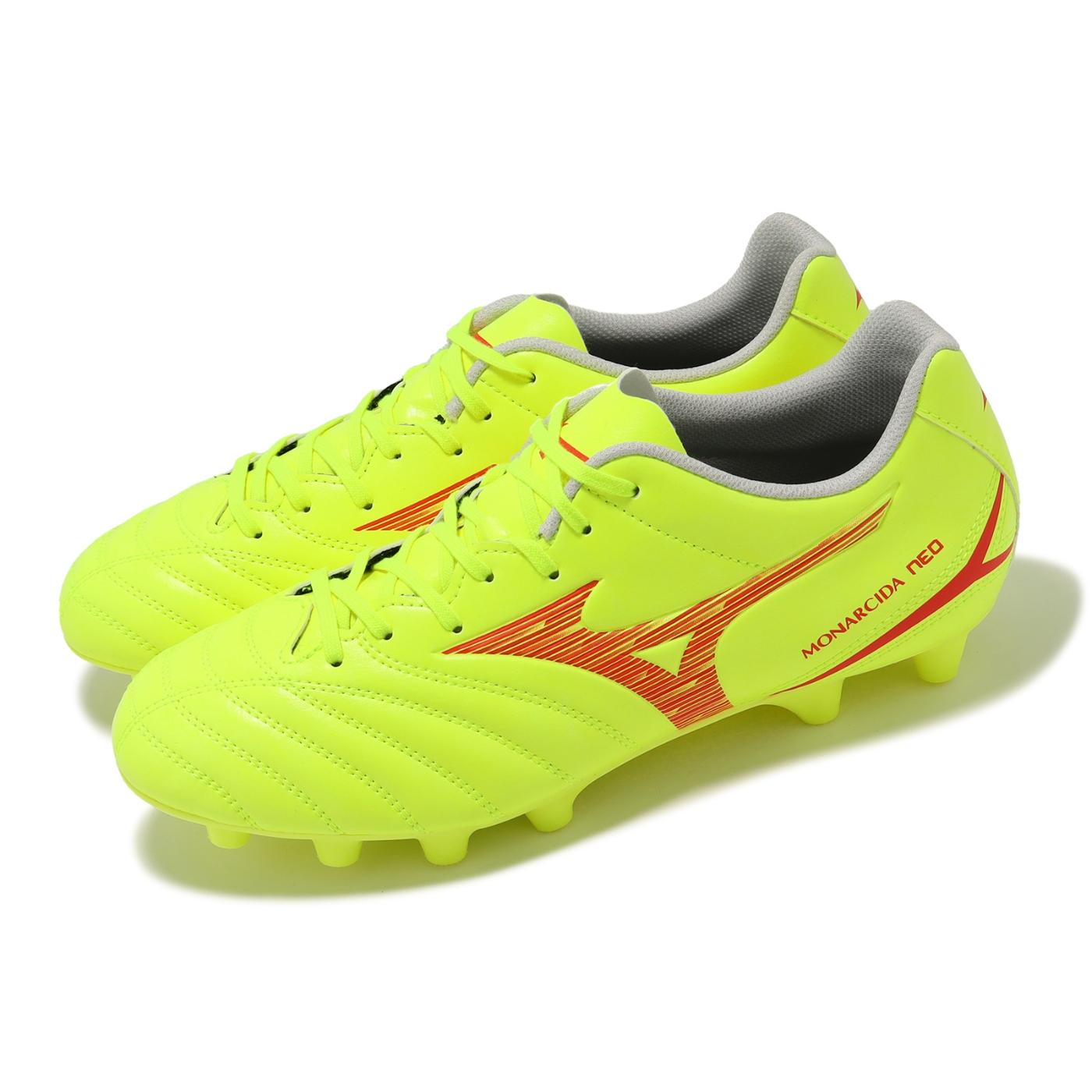 Mizuno 足球鞋Monarcida Neo III Select Wide 男鞋寬楦黃人工草皮