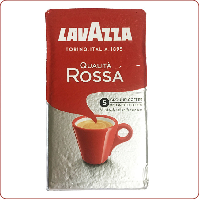 LAVAZZA QUALITA ROSSA 研磨咖啡粉(真空鋁箔包3包)