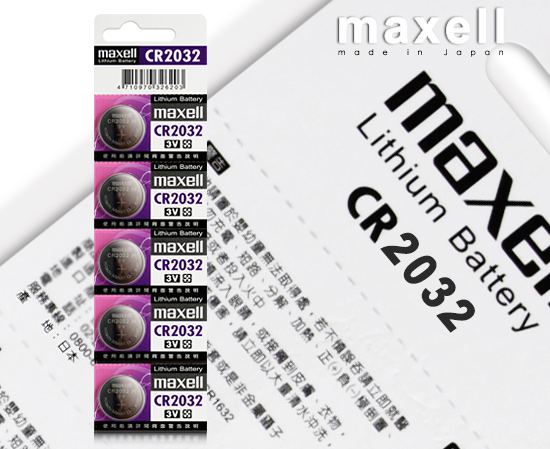 【日本製maxell公司貨】CR2032 100顆入鈕扣型3V鋰電池+免費送在10顆