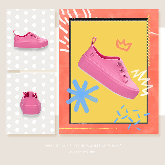 Melissa Family親子休閒鞋-兒童款-粉紅色