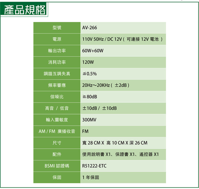 Dennys 藍牙/USB/FM/SD/MP3雙喇叭輸出迷你擴大機