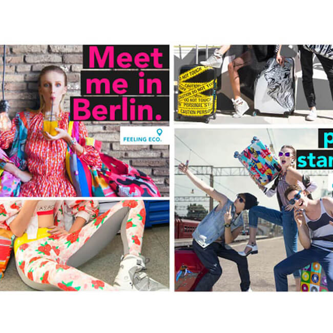 BG Berlin 摺疊環保袋-彩色盤