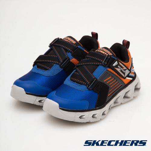 SKECHERS(童)男童系列HYPNO FLASH 2.0-90587LBLBK