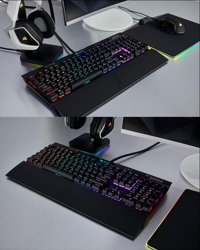 【CORSAIR海盜船】K70 RGB MK.2 電競鍵盤-茶軸英文