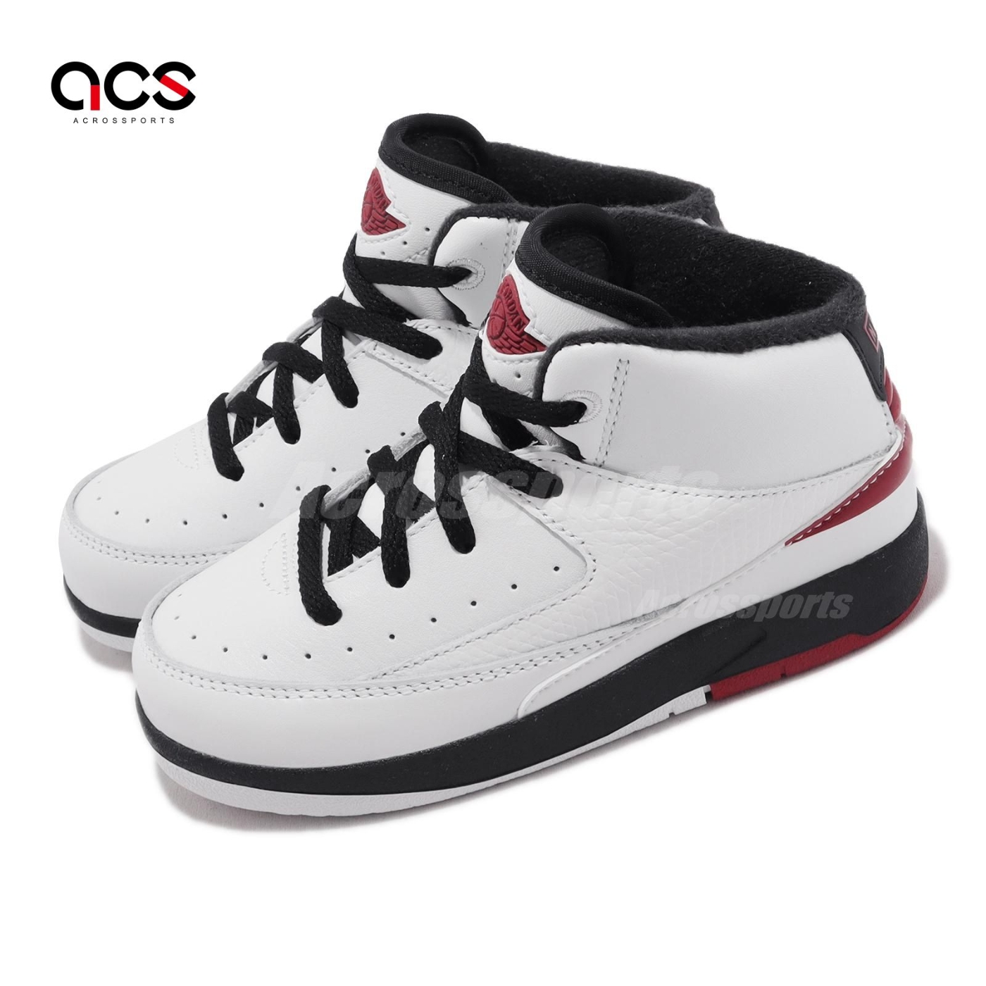 Nike Jordan 2 Retro TD 白紅Chicago OG 小童鞋學步鞋親子鞋DQ8563-106