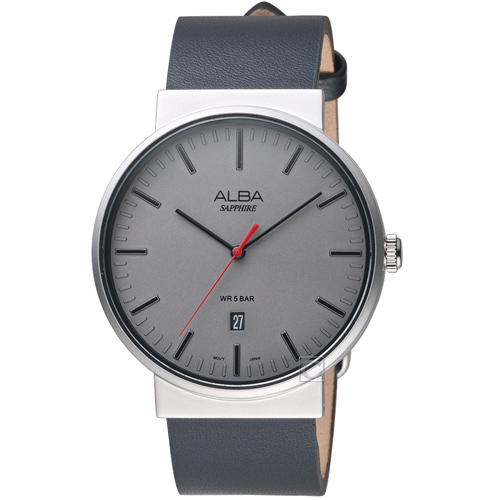 ALBA雅柏簡約潮流時尚腕錶(AS9H45X1)-銀灰