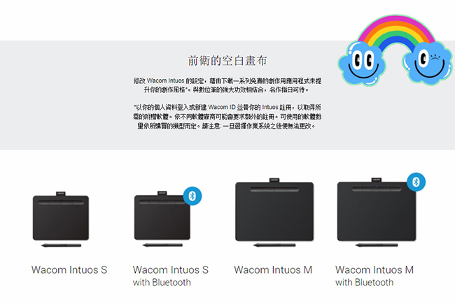 福利品-Wacom Intuos Basic 繪圖板 (入門版)(黑)