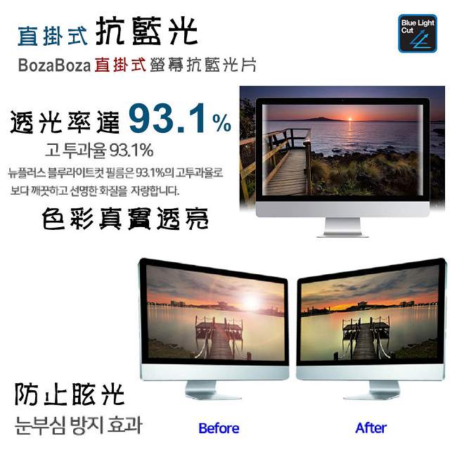 BozaBoza 直掛式 抗藍光片 ( 適用 14.1 吋 寬螢幕 )
