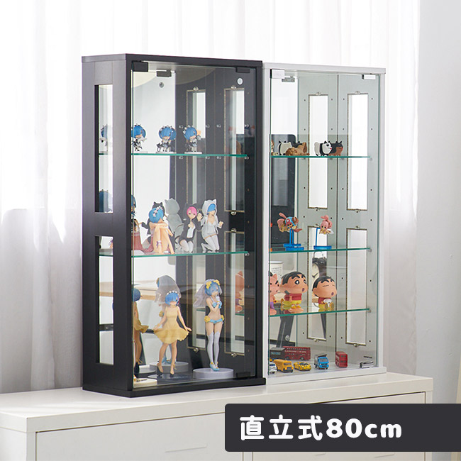 凱堡 模型櫃 展示櫃 收納櫃 直立式80cm 公仔展示櫃 40x20x80