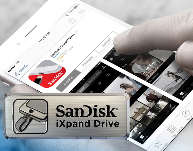 SanDisk iXpand Mini 隨身碟 256GB (公司貨) 新配色 藍色