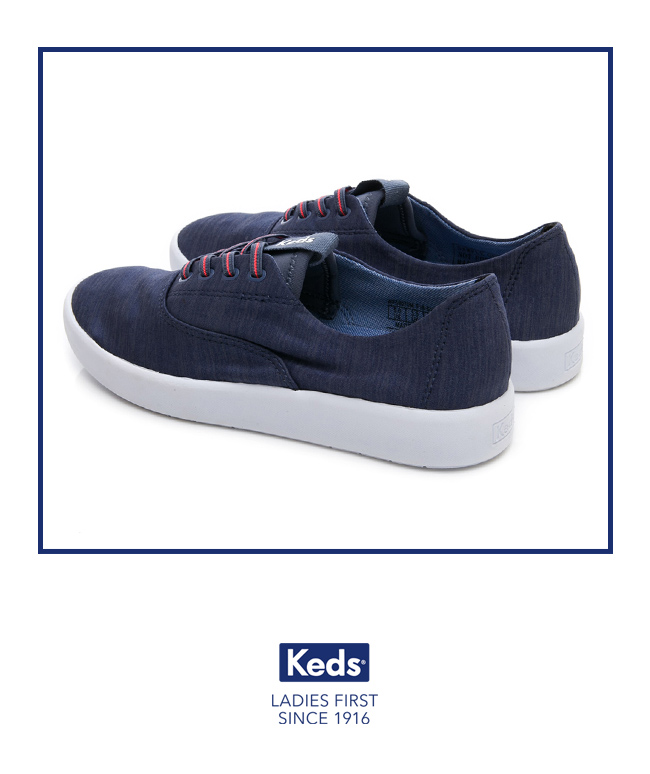 Keds STUDIO 輕量彈力休閒鞋-藍色