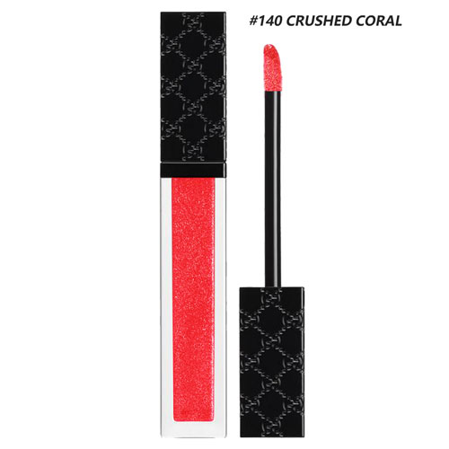 GUCCI 炫彩閃漾唇釉#140 CRUSHED CORAL 6ml