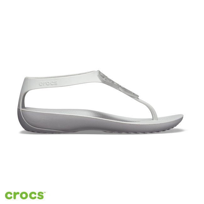 Crocs 卡駱馳 (女鞋) 瑟琳娜女士造型人字涼鞋 205600-00N