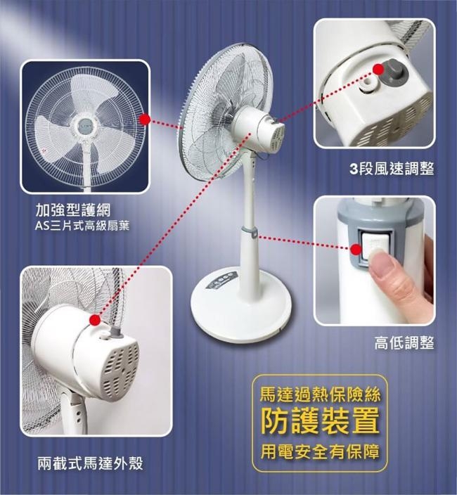 東銘20吋超強風商業桌立扇 TM-2001