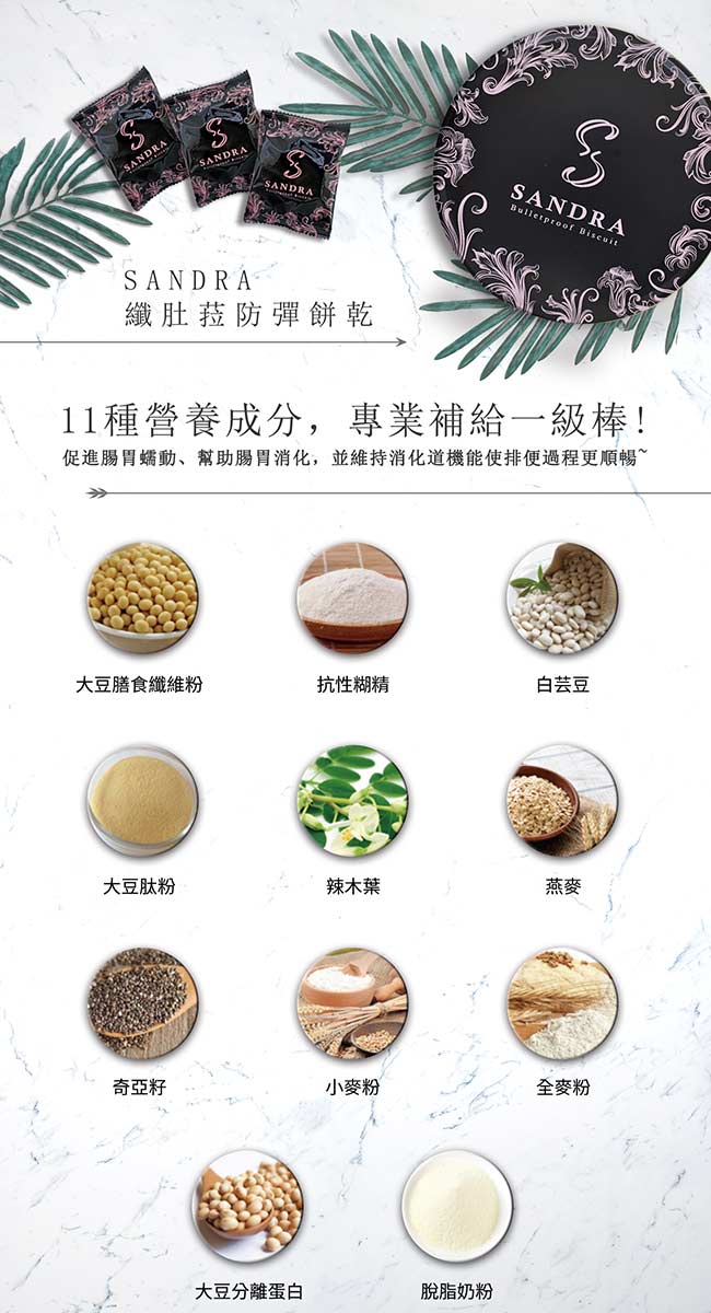 柏沛樂ProPectin 蘋果果膠體驗組（果膠6包+防彈餅乾6片+有酵排空120g/1袋）