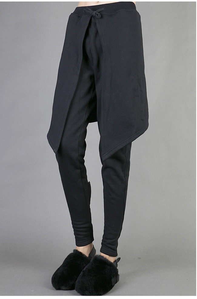 裙褲原創設計韓版下腳拉鏈時尚休閒長褲-設計所在MP1513