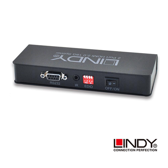 LINDY 林帝 HDMI2.0 UHD 4K 一進二出 影像分配器 (38240)