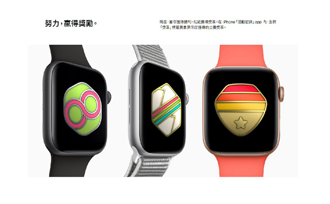Apple Watch Series 4 GPS 44mm 太空灰鋁金屬錶殼黑色運動型錶帶