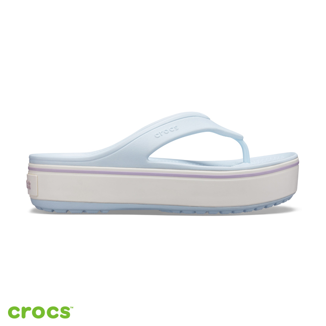 Crocs 卡駱馳 (中性鞋) 厚底卡駱班人字拖 205681-4JR