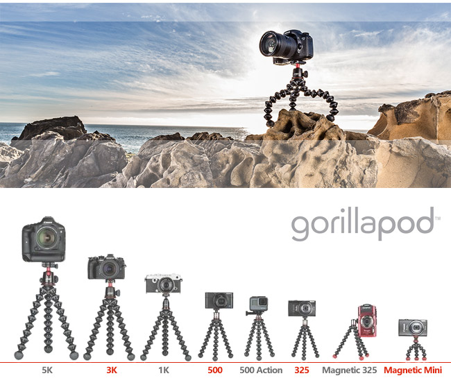 JOBY 金剛爪 3K 套組腳架 (JB51) GorillaPod 3K Kit