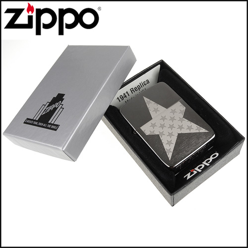 ZIPPO 美系Stars星型圖案1941復刻版打火機