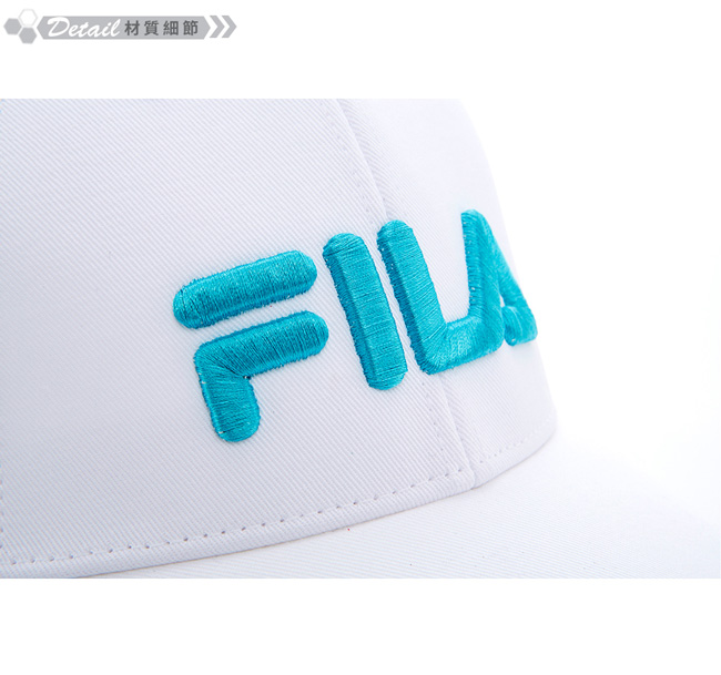 FILA 經典款六片帽-藍 HTT-1002-BU
