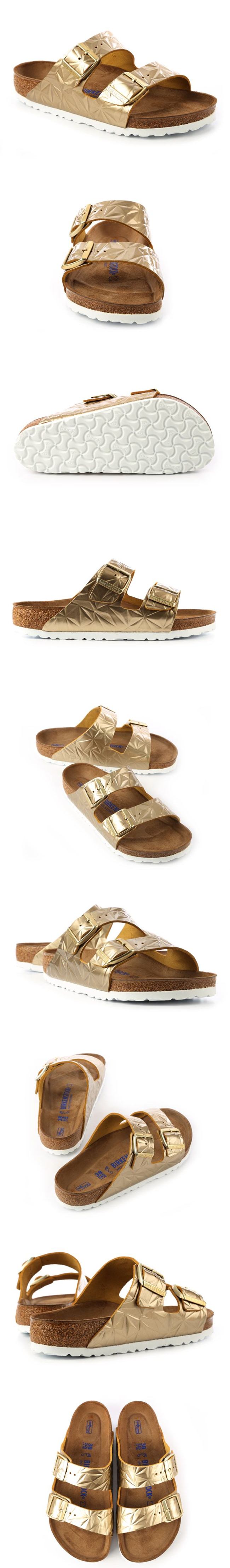 勃肯BIRKENSTOCK 1008481。ARIZONA經典二條拖鞋(光譜金)