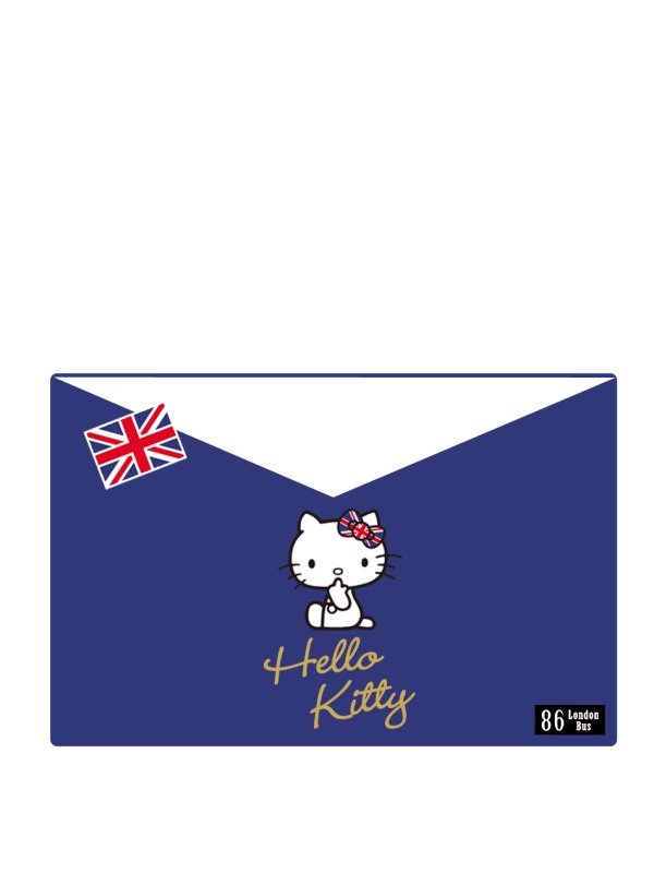 英倫系列~KITTY印花內刷毛長袖上衣-OB嚴選