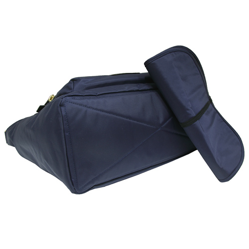 MARC JACOBS 尼龍手提/肩背/斜背媽媽包-午夜藍(大/附折疊式更換墊)