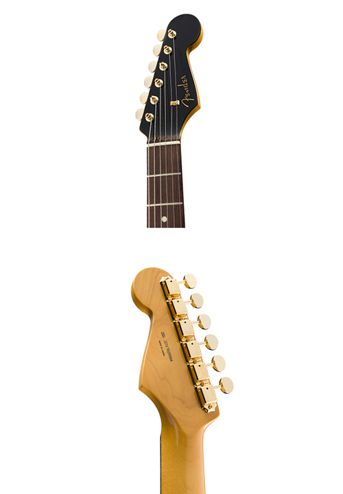 Fender Traditional 60s Strat 電吉他 黑身金配件款