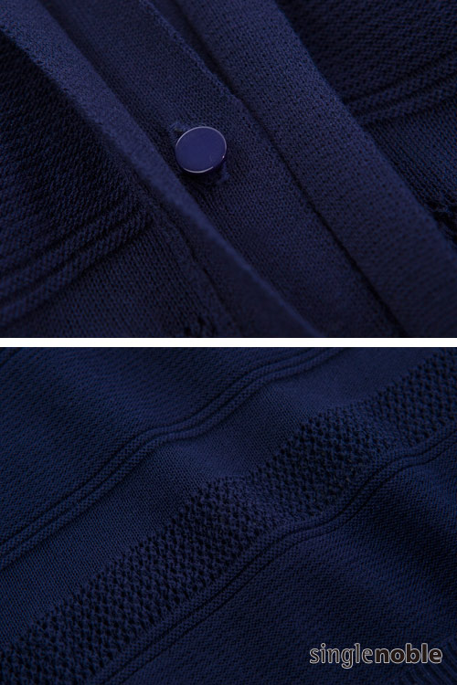 獨身貴族 自然愜意透膚織紋開襟針織罩衫(2色)