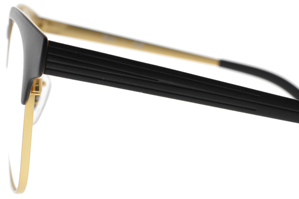 RAY BAN眼鏡 紳士經典半框款/霧黑-霧金 #RB6317 2833