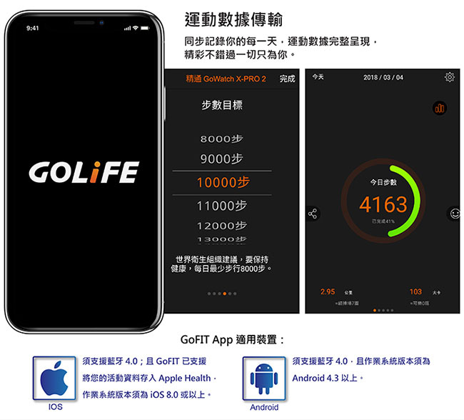 GOLiFE GoWatch X-PRO 2 全方位戶外心率GPS腕錶