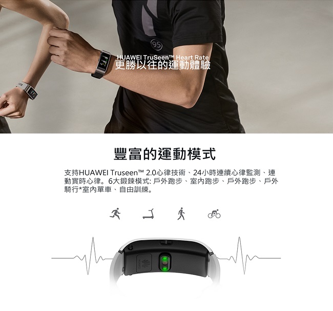 HUAWEI TalkBand B5 智慧藍牙運動手環 / 藍牙耳機