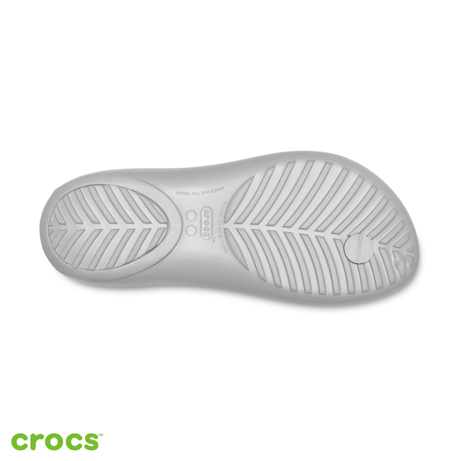 Crocs 卡駱馳 (女鞋) 瑟琳娜女士造型人字涼鞋 205600-00N