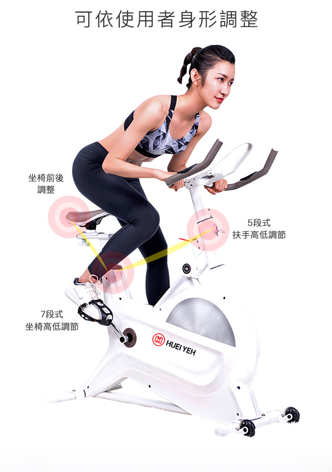 輝葉 創飛輪健身車(Triple傳動系統)HY-20151