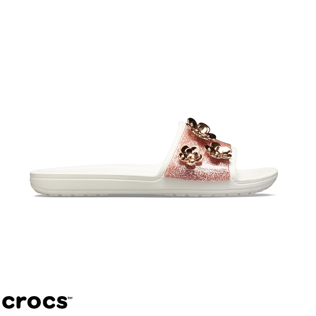 Crocs 卡駱馳 (女鞋) 設計限量系列光芒四射涼拖 205313-6OQ