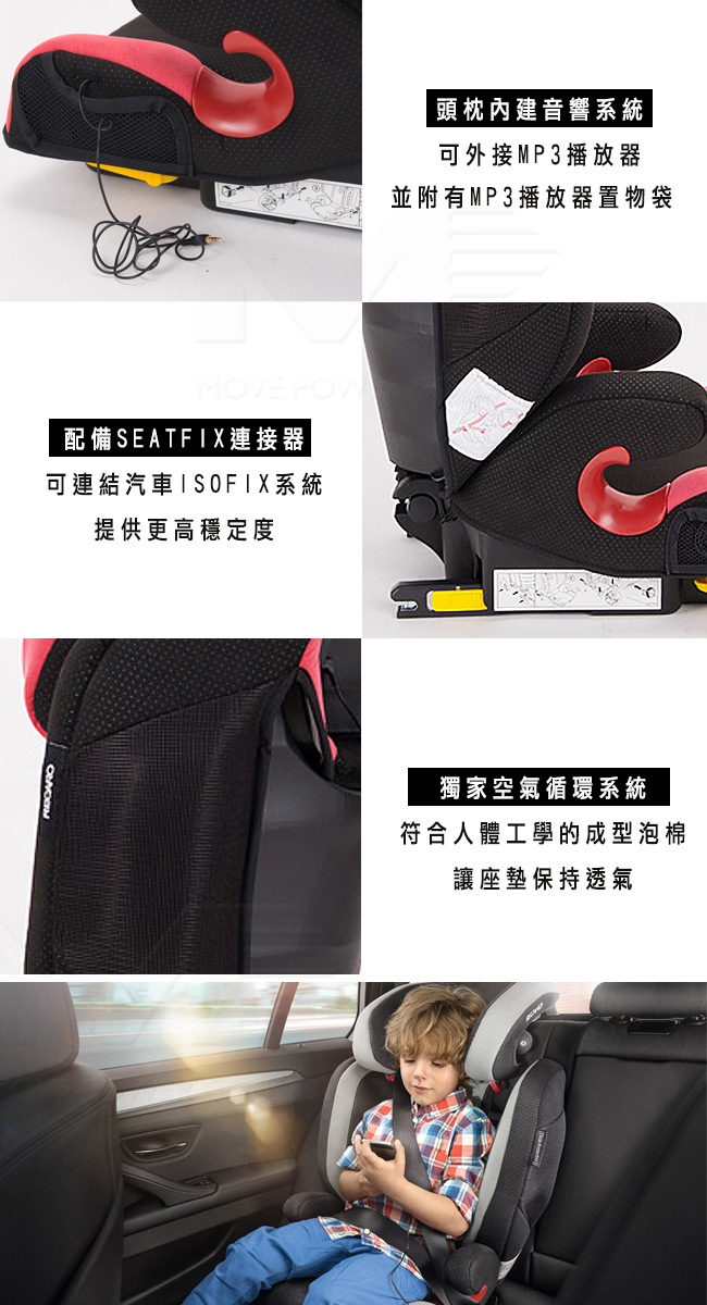 德國《RECARO》Monza Nova 2 Seatfix 成長型汽座-經典黑