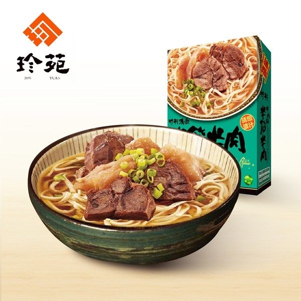 珍苑 清燉半筋牛肉麵(常溫)(610g/份，共2份)