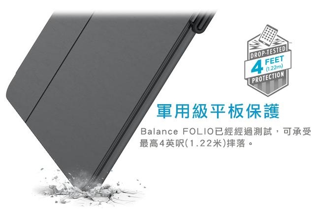 Speck Balance Folio iPad Air 10.5吋多角度側翻皮套-黑/灰