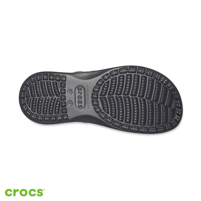 Crocs 卡駱馳 (男鞋) 聖克魯茲帆布人字拖 205612-0DD