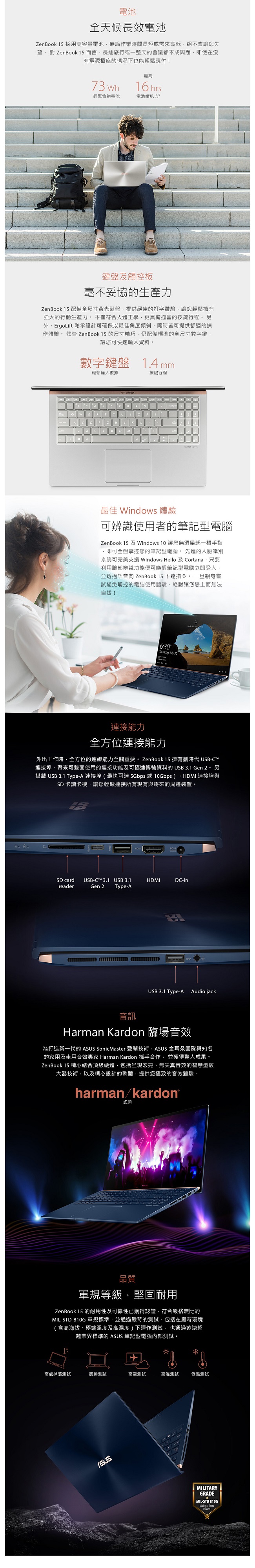 ASUS ZenBook BX533FD Intel® i5 15.6吋商用筆電