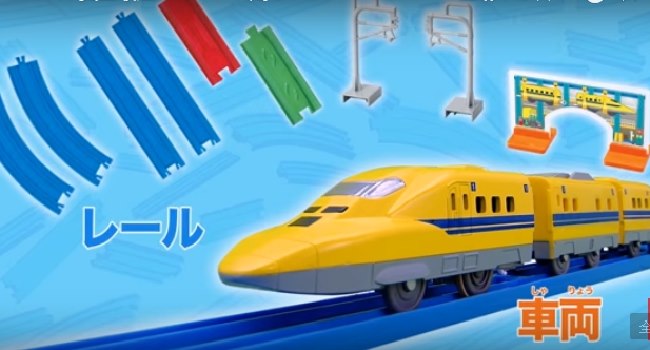 日本PLARAIL 鐵道王國 自動變速黃博士號車組 TP96683 TAKARATOMY