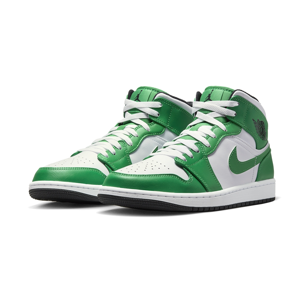 Nike Jordan 1 Mid Lucky Green 男鞋綠白色經典喬丹運動休閒鞋DQ8426