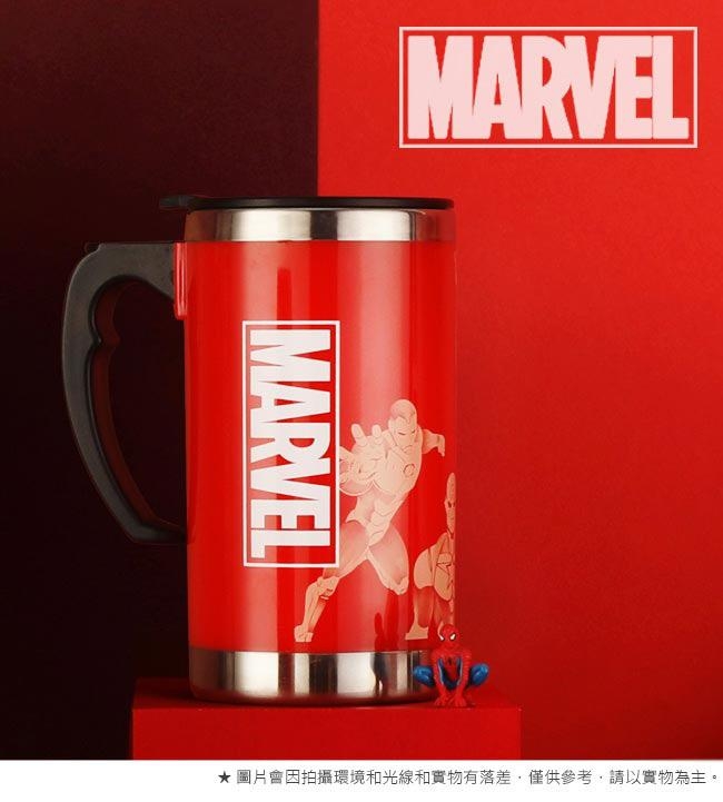 Marvel漫威 漫威系列#304不鏽鋼隔熱保溫辦公杯600ml(快)