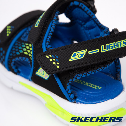 SKECHERS (童) 男嬰系列 E-II SANDAL - 90558NBBLM