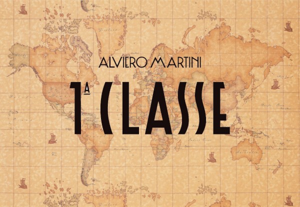 Alviero Martini 義大利地圖包拉鍊化裝包(地圖白/中)