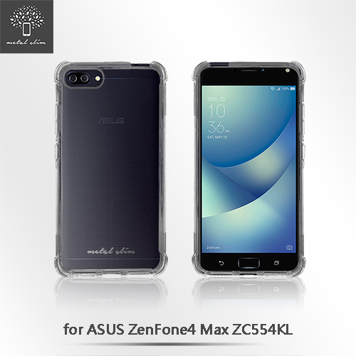 Metal-Slim ASUS ZenFone4 Max ZC554KL防摔抗震空壓手機殼