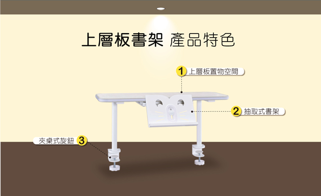 SingBee欣美 Doraemon上層板書架